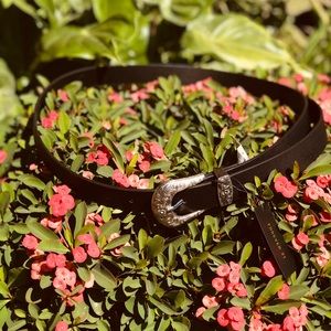 NEW belt with silver detailing